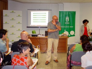 Intervención del profesor Antonio Miguel Nogués, en Petrer 